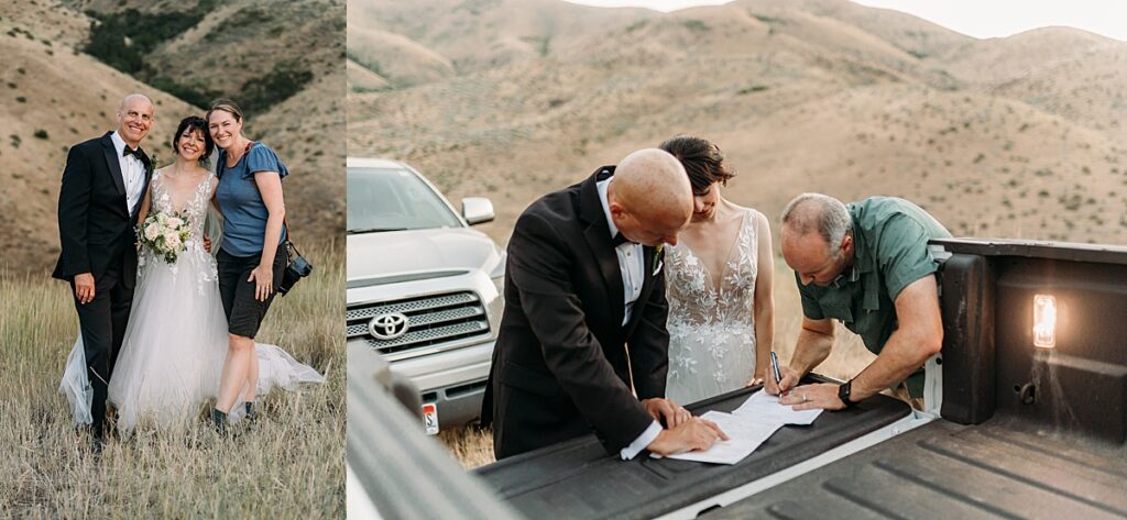 signing the paperwork